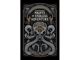 Livro Dungeons Dragons Nights of Endless Adventure de Jim Zub (Inglês)