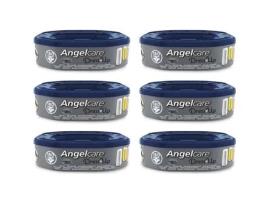 Caixas para Fraldas e Recargas ANGELCARE Dress Up Caixa para Fraldas Octogonal Anti-Odor Pacote de Grande Capacidade 6
