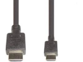 Cabo HDMI E+P (Mini HDMI-C - 2 m - Preto)