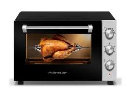 Forno de Convecção 46L 1800W Preto / Aço Inoxidável Qfr460 RIVIERA & BAR