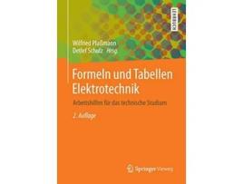 Livro Formeln und Tabellen Elektrotechnik Arbeitshilfen für das technische Studium German Edition de Wilfried Plaßmann (Alemão)