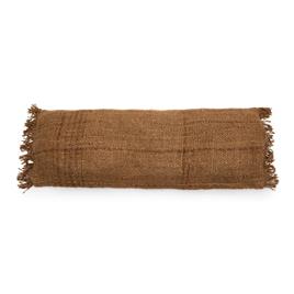 Almofada Decorativa BAZAR BIZAR The Oh My Gee Decorativa Algodão Castanho (35x100x10cm)