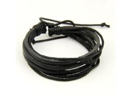 Feito À Mão Punk Tecer Vintage Manguito Genuíno Masculino Pulseiras de Couro Feminino Acessórios de Jóias STAR RING