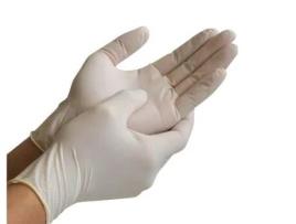 Luvas de Latex Esterilizadas com Pó 50 Pares RUBBERGOLD