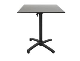 RESTOOTAB Mesa Snack Dobrável para Exterior 70X70 Metal Cinzento