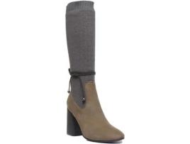 Botas de Mulher JUSTINREESS ENGLAND Pele Verde (41)