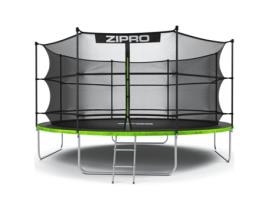 Trampolim Redondo ZIPRO Jump Pro com Rede de Proteção Interior 14Ft 435 Cm