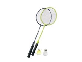 Conjunto Badminton com 2 Raquetes HOSTFULL