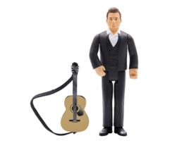 Figura Super7 JOHNNY CASH O Homem de Preto Reaction 3.75 Figura de Ação