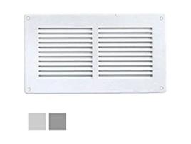 Grelha em Chapa 240X140Mm Cor Cinza LA VENTILAZIONE