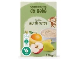 Papa Infantil Farinha Láctea Multifrutos 6M CONTINENTE DO BEBÉ
