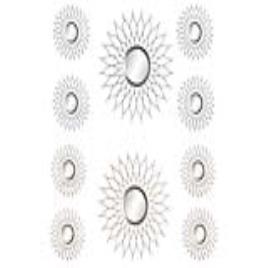 Espelho de parede DKD Home Decor Polipropileno (PP) (2 pcs) (5 pcs)