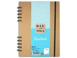 Caderno TOGA Esboço 80 páginas (15 x 21 cm - Liso)