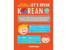 Livro Lets Speak Korean de Fandom Media (Inglês)