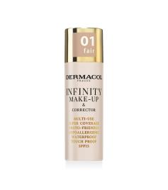 Dermacol - Base e corretivo 2 em 1 Infinity - 01: Fair