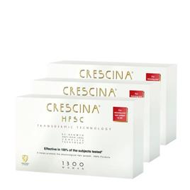 Crescina Transdermic HFSC Tratamento Completo 1300 Mulher 40x3,5ml + OFERTA 20x3,5ml