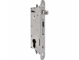 Fechadura de Embutir em Aço Inox com Gancho LOCINOX para Perfil de 50 Mm Fiftylock