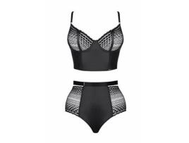 Conjunto de Lingerie DEMONIQ Preto XL