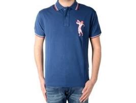 Polo de Homem MARION ROTH Indigo Algodão Azul (S)