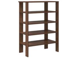 Sapateira VIDAXL Marrom Madeira processada (61x32x87,5 cm)