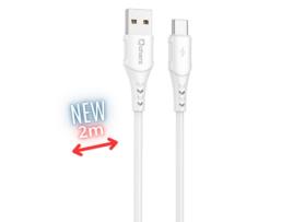 Cabo Qcharx Athens Usb QCHAX PVC Branco