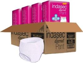 Fralda INDASEC M (Pack 4x12Un)