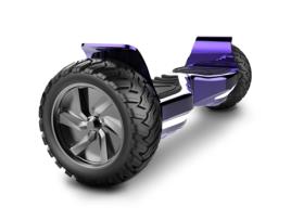 HITWAY Hoverboard 8.5'' com Pneus Todo-o-Terreno, Bluetooth, Luzes LED e Aplicativo - Roxo