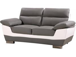 Sofá HABITAT ET JARDIN Dallas 2 Lugares  Cinzento (169x88x90 cm - PVC)