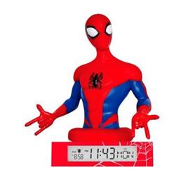 Lâmpada 3D com despertador Spiderman Marvel