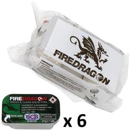 Fire Dragon Fogo De Ignição Gel 6 Unidades