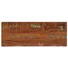 vidaXL Tampo de mesa retangular 70x30x2,5 cm madeira recuperada maciça