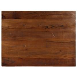 vidaXL Tampo de mesa retangular 80x70x3,8 cm madeira recuperada maciça