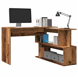 vidaXL Mesa de canto Madeira Velha 200,5x50x76 cm Madeira Engenheirada