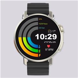 Innova Volcanic - Preto - Smartwatch Running tamanho UNICA