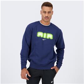 Nike Air - Azul - Sweat Felpa Homem tamanho S
