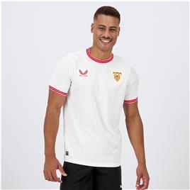 Camisola Sevilla FC 1º Equip. 24/25 - Branco - Futebol Homem tamanho S