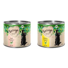 Feringa Organic Kitten 24 x 200 g - Pack misto (2 variedades)