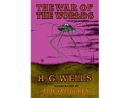 Livro War of the Worlds de H G Wells (Inglês)
