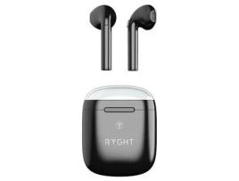 Auriculares Bluetooth com microfone RYGHT R483898 DYPLO 2 (Preto - Bluetooth - Bluetooth 5.0)