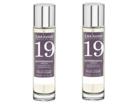 Conjunto de 2 Perfumes Homem Nº19 150Ml CARAVAN