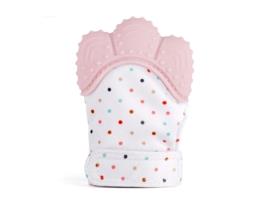 Luva de Dentição para Bebé Rosa Clarababy