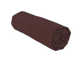 Lençol de baixo ajustável LOVELY HOME LH71601 (Castanho - Cama individual - Microfibra)