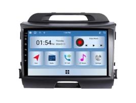 Autorrádio Multimédia 6Gb Ram 128Gb Rom Carplay ROVERONE para Kia Sportage 3 Sl 2010-2016 Carro Rádio Bluetooth Gps Navegação