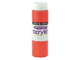 Pintura Acrílica Graduate Daler Rowny 500 Ml (Laranja De Cádmio)