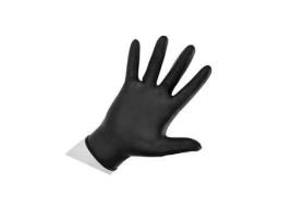 Luvas de Nitrilo IDEIAPACK (L - Preto - 100 Unidades)