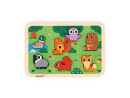 Puzzle de Madeira JANOD 7 Pecas a Floresta J07123