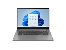 Laptop LENOVO IdeaPad 3 17IAU7 (Cinzento - 512 GB SSD - 8 GB RAM - 17,3' - Tomada EU - Qwerty US - Intel)