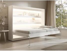 Cama embutida RAPILI VENTE-UNIQUE Branco 140x200 cm - Sem colchão - Com sommier