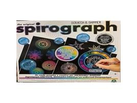 Espirografia GRANDI GIOCHI Scratch And Shimmer Conjunto para Criar Designs