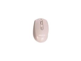Rato Wireless para Computador Sem Fio 2.4Ghz Usb 1400-1600Dpi MODORWY Mo2105 Rosa